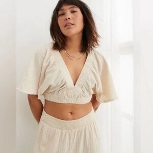 NWT Aerie Pool-To-Party Flutter Sleeve T-Shirt